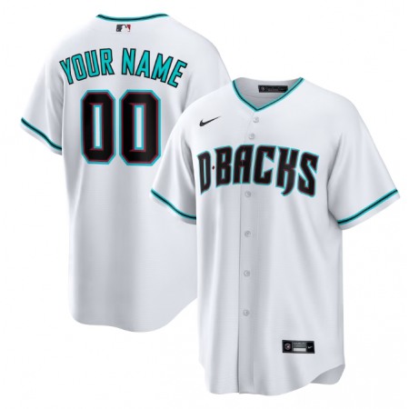 Men's Arizona Diamondbacks ACTIVE PLAYER Custom White Cool Base Stitched Baseball Jersey Men's Arizona Diamondbacks ACTIVE PLAYER Custom White Cool Base Stitched Baseball Jersey