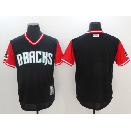 Men's Arizona Diamondbacks Black/Red 2018 Players' Weekend Authentic Team Stitched MLB Jersey