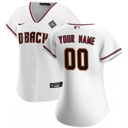 Women's Arizona Diamondbacks ACTIVE Player Custom White 2023 World Series Home Stitched Baseball Jersey(Run Small) Women's Arizona Diamondbacks ACTIVE Player Custom White 2023 World Series Home Stitched Baseball Jersey(Run Small)