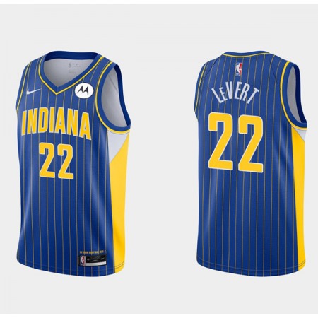 Men's Indiana Pacers #22 Caris LeVert 2020/21 Blue City Edition Swingman Stitched Jersey Men's Indiana Pacers #22 Caris LeVert 2020/21 Blue City Edition Swingman Stitched Jersey