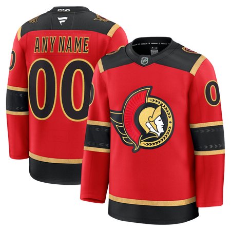 Men's Ottawa Senators Red Alternate Custom Premium Jersey
