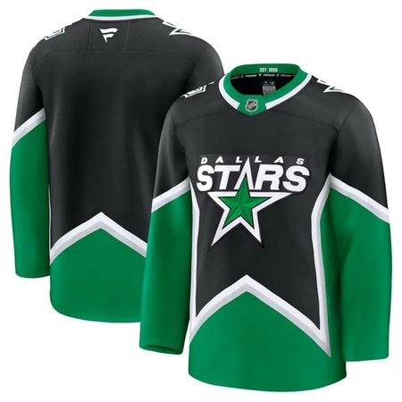 Youth Dallas Stars Blank Black 2025-26 Alternate Stitched Hockey Jersey