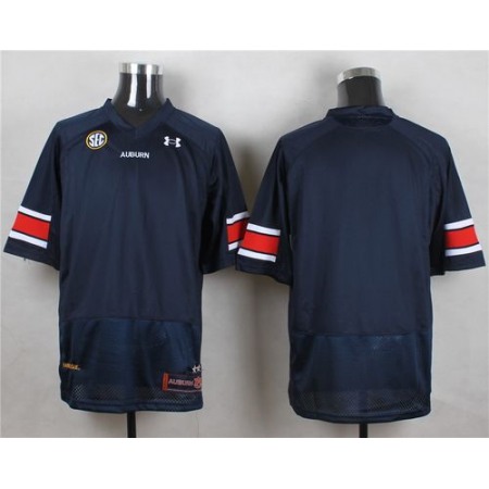 Tigers Blank Blue Stitched NCAA Jersey