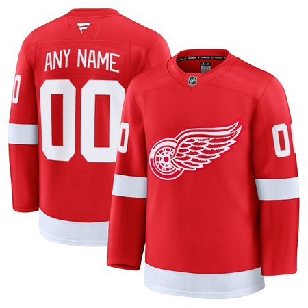 Men's Detroit Red Wings Red Home Premium Custom Jersey