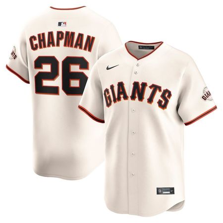 Men's San Francisco Giants #26 Matt Chapman Cream Home Limited Player Jersey