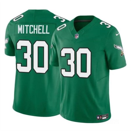 Men's Philadelphia Eagles #30 Quinyon Mitchell Kelly Green 2024 Draft F.U.S.E Vapor UntouchableThrowback Limited Stitched Football Jersey Men's Philadelphia Eagles #30 Quinyon Mitchell Kelly Green 2024 Draft F.U.S.E Vapor UntouchableThrowback Limited Stitched Football Jersey