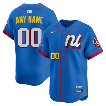 Men's National League Custom Nike Blue 2025 All-Star Edition Limited Player Jersey