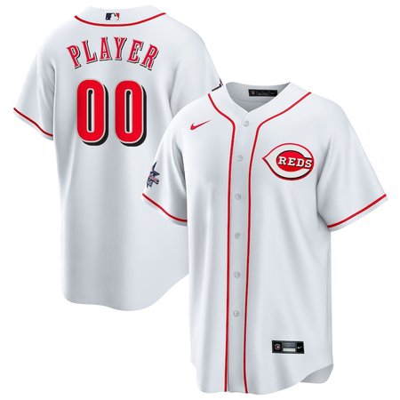Youth Cincinnati Reds Nike White 2025 MLB All-Star Game Home Custom Replica Jersey
