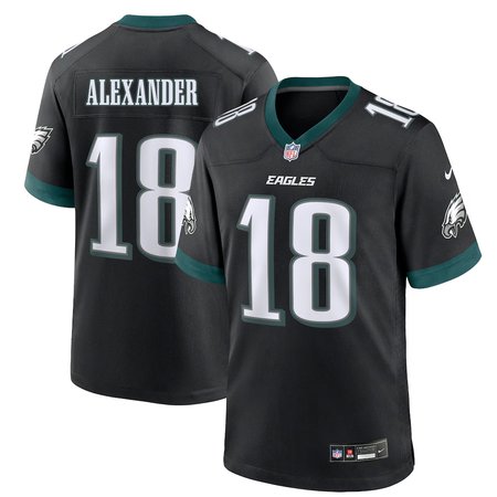 Youth Philadelphia Eagles #18 Jaire Alexander Black Game Jersey