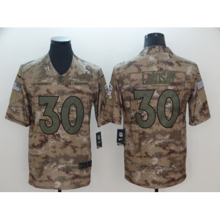 Men's Denver Broncos #30 Phillip Lindsay 2018 Camo Salute to Service Limited Stitched NFL Jersey Men's Denver Broncos #30 Phillip Lindsay 2018 Camo Salute to Service Limited Stitched NFL Jersey