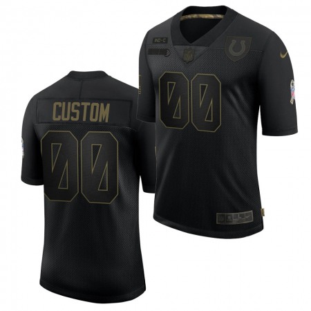 Men's Indianapolis Colts ACTIVE PLAYER Custom 2020 Black Salute To Service Limited Stitched Jersey Men's Indianapolis Colts ACTIVE PLAYER Custom 2020 Black Salute To Service Limited Stitched Jersey