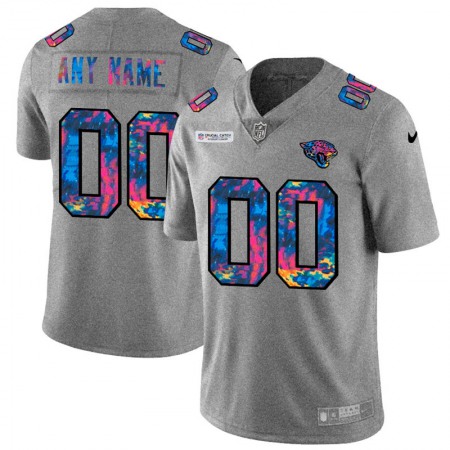 Men's Jacksonville Jaguars ACTIVE PLAYER Custom 2020 Grey Crucial Catch Limited Stitched Jersey Men's Jacksonville Jaguars ACTIVE PLAYER Custom 2020 Grey Crucial Catch Limited Stitched Jersey